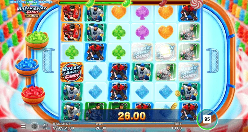 Break Away Candy - pencetus Free Spins dengan Multiplier Trail yang meningkat